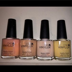 Four CND™ VINYLUX™ Long Wear Polish